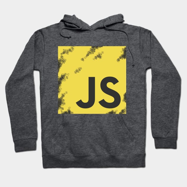 Distressed JavaScript Hoodie by RobertGeekLife